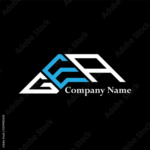 GEA logo design, GEA simple and modern logo. GEA luxurious alphabet design