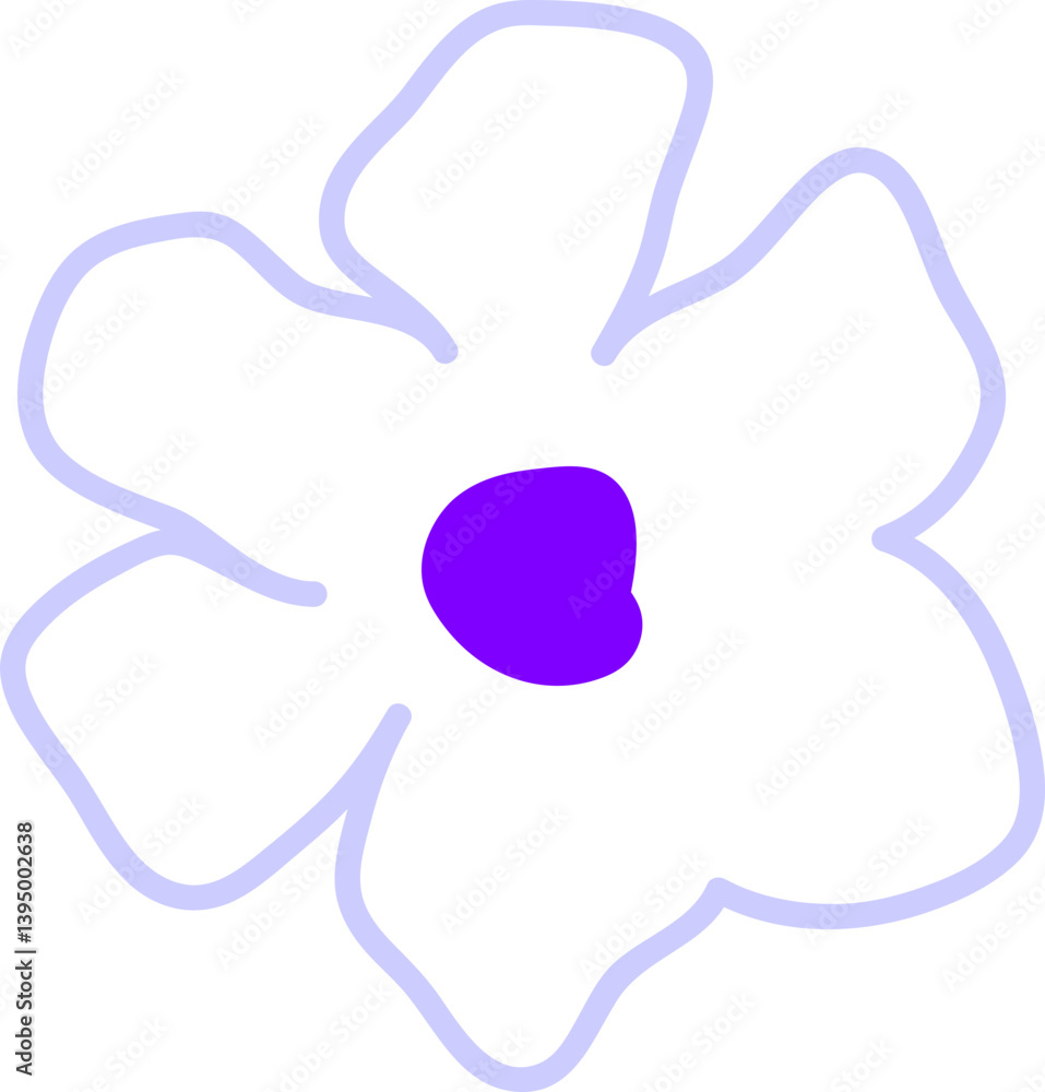 Obraz premium Hand-drawn flower illustration