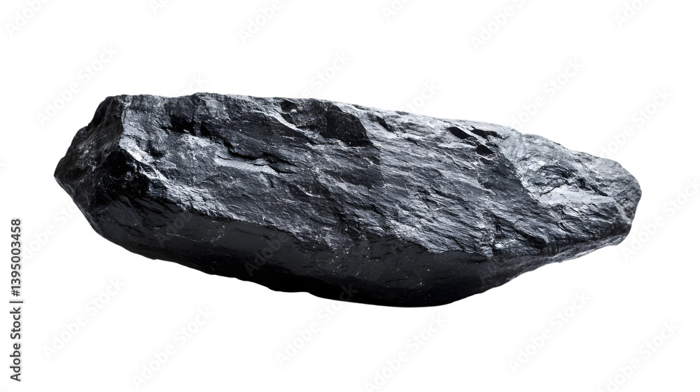 Rare Floating Black Meteorite Rock - Raw Stone Material Image with Unique Texture Rare Floating Black Meteorite Rock - Raw Stone Material Image with Unique Texture