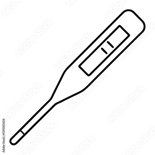 Obraz na płótnie vector thermometer icon on white background w salonie