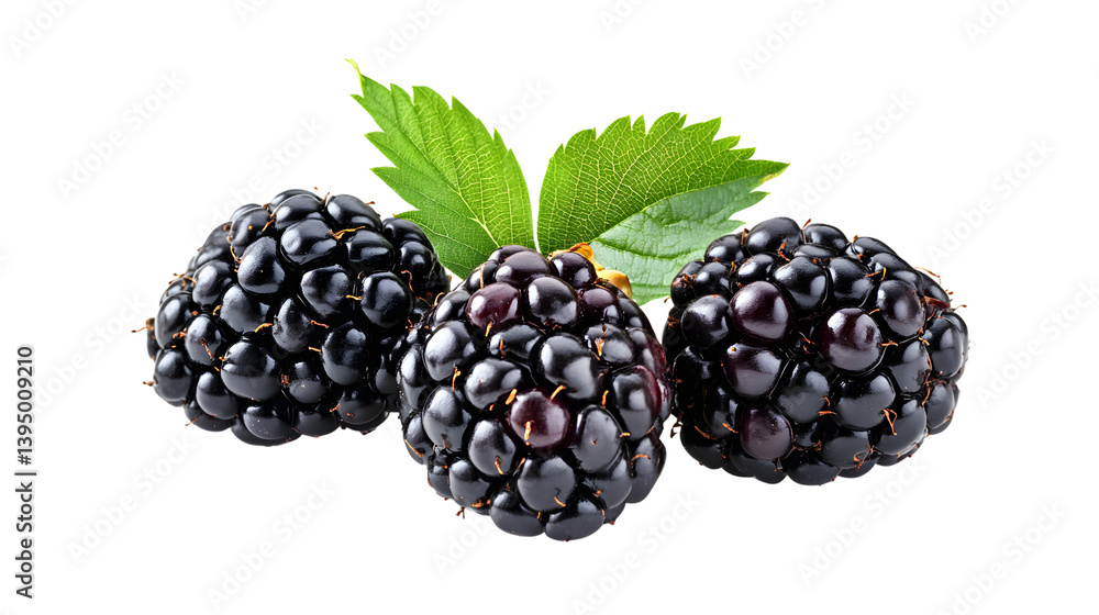 Fresh Blackberries Isolated on Transparent Background - High-Quality Image for Professional Projects Fresh Blackberries Isolated on Transparent Background - High-Quality Image for Professional Projects