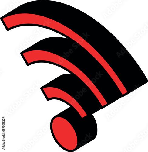 WiFi signal icon vector sign and symbol isolated on white background, WiFi signal logo concept 