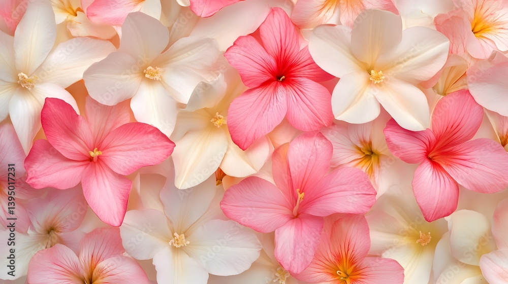 Pink and White Flower Petals Background Texture Pink and White Flower Petals Background Texture