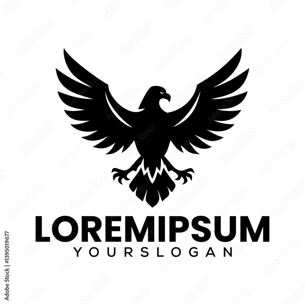 Fototapeta premium Eagle vector logo, Eagle Business Creative Logo