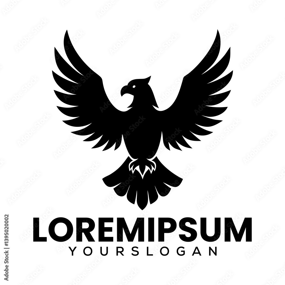 Fototapeta premium Eagle vector logo, Eagle Business Creative Logo