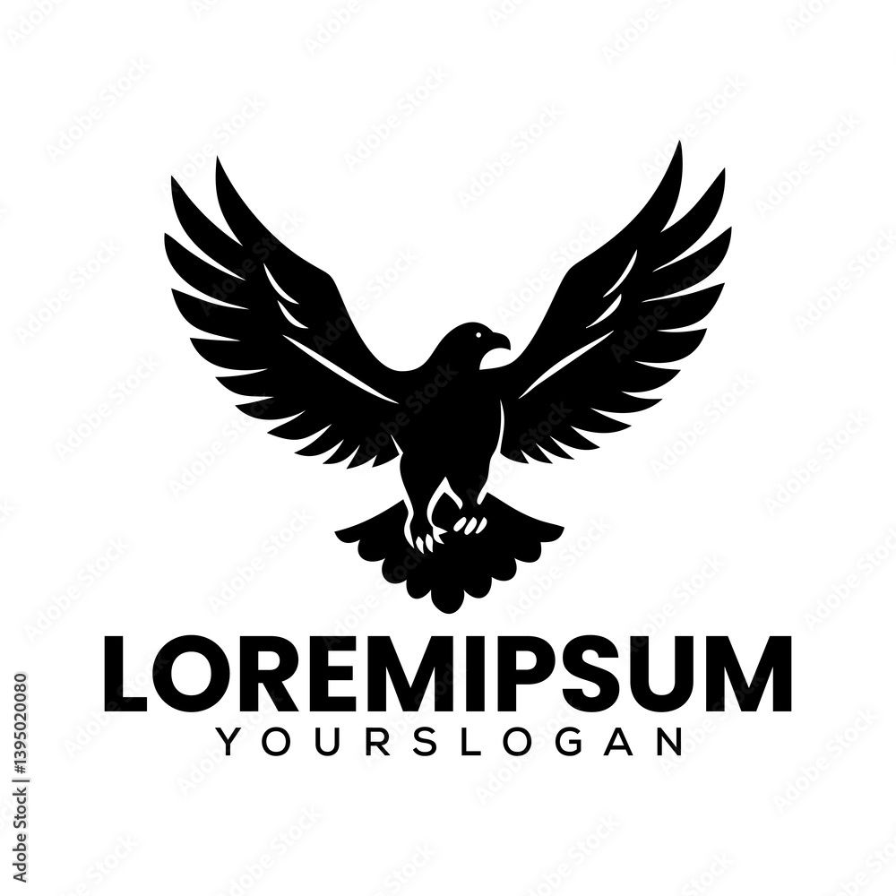 Fototapeta premium Eagle vector logo, Eagle Business Creative Logo
