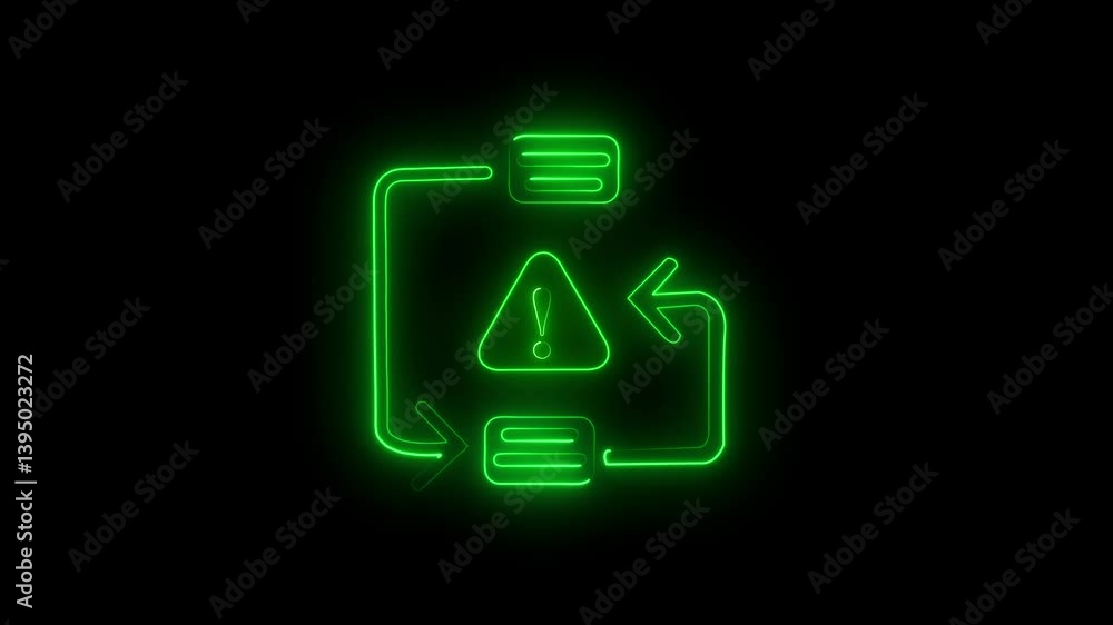 Glowing neon emergency procedure icon isolated on black background. HD Video motion graphic animation .
Glowing neon emergency procedure icon isolated on black background. HD Video motion graphic animation .