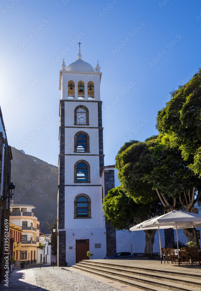 Belfry of Church of St. Anne in Garachico, Santa Cruz de Tenerife, Spain