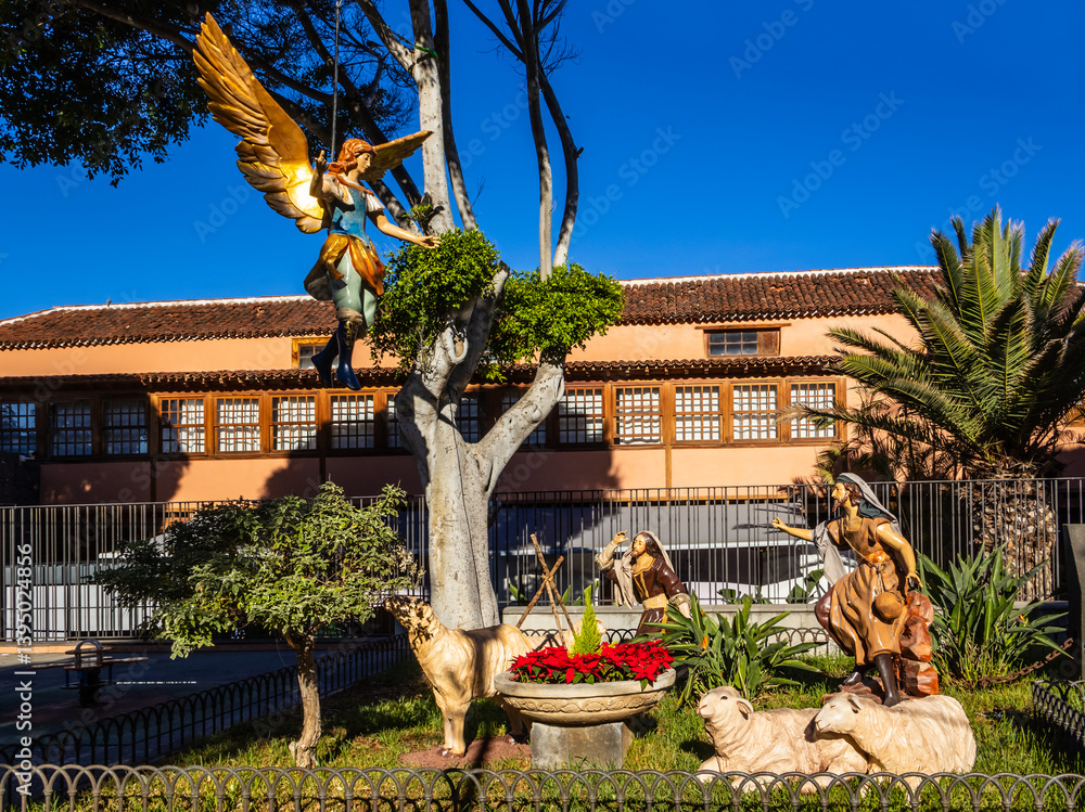 Christmas nativity scene in Garachico, Santa Cruz de Tenerife, Spain