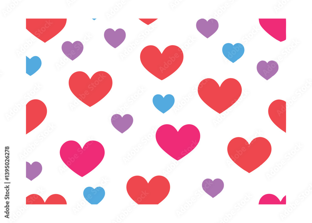 seamless background with hearts seamless background with hearts