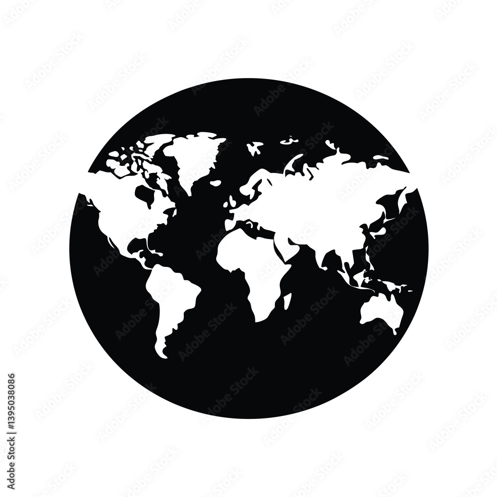 Fototapeta premium world map vector