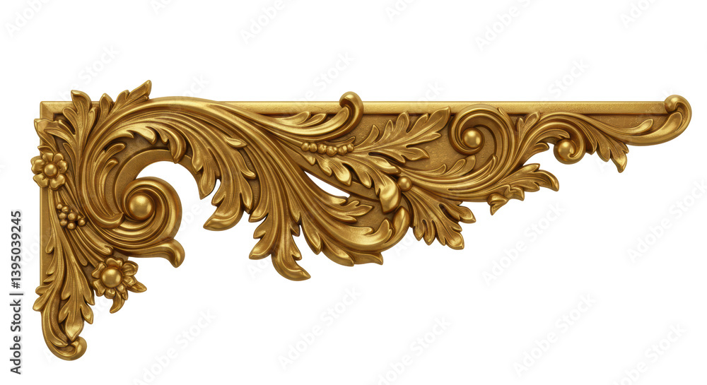 Naklejka premium Isolated Decorative Ornament