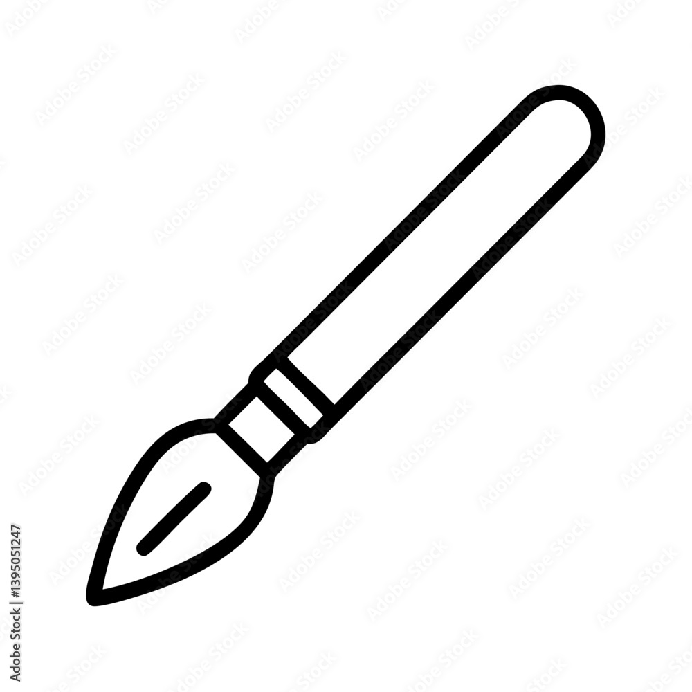 Paint brush vector icon drawing tool for painting artistic design and illustration Paint brush vector icon drawing tool for painting artistic design and illustration