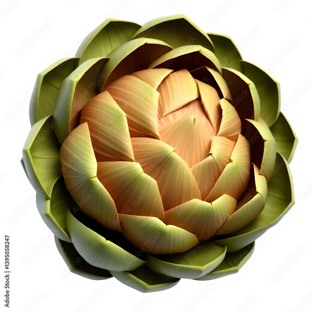 Fototapeta premium Vibrant Artichoke Close-Up