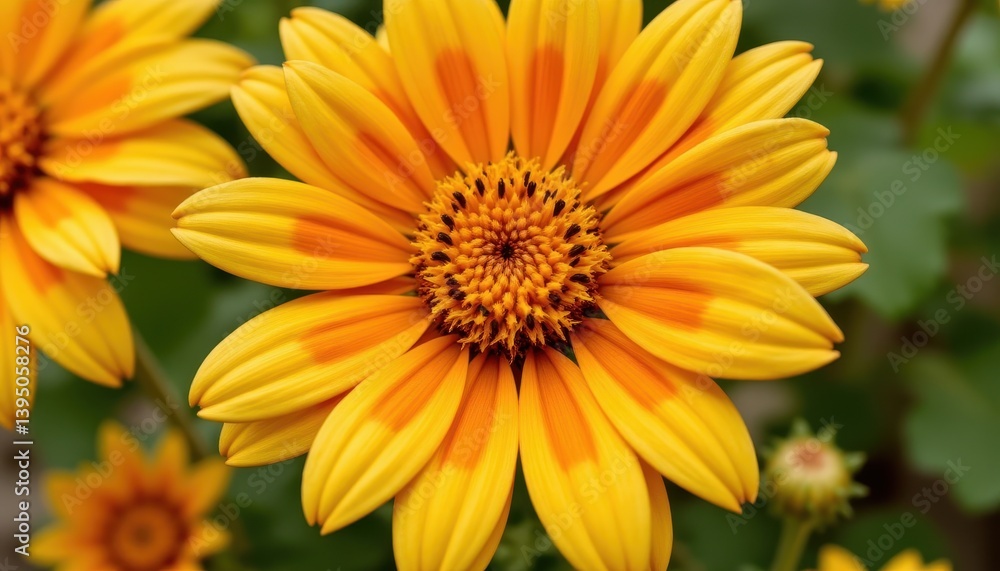 Fototapeta premium Closeup beautiful Flower, Colorful flower for greeting card, photo.