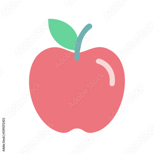 Crisp Apple Icon Vector Design