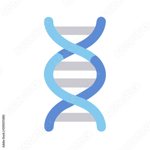 Innovative DNA Icon Vector for Science, Biology, and Genetics