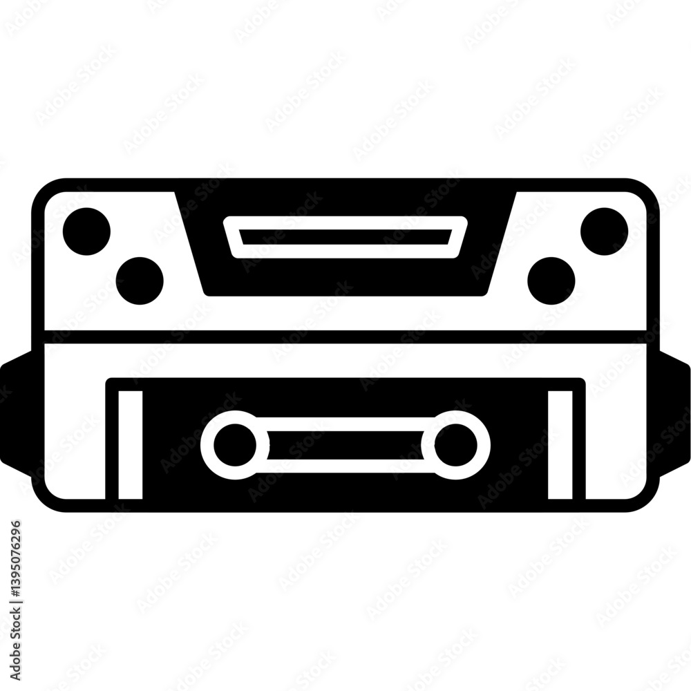 Fototapeta premium retro radio icon