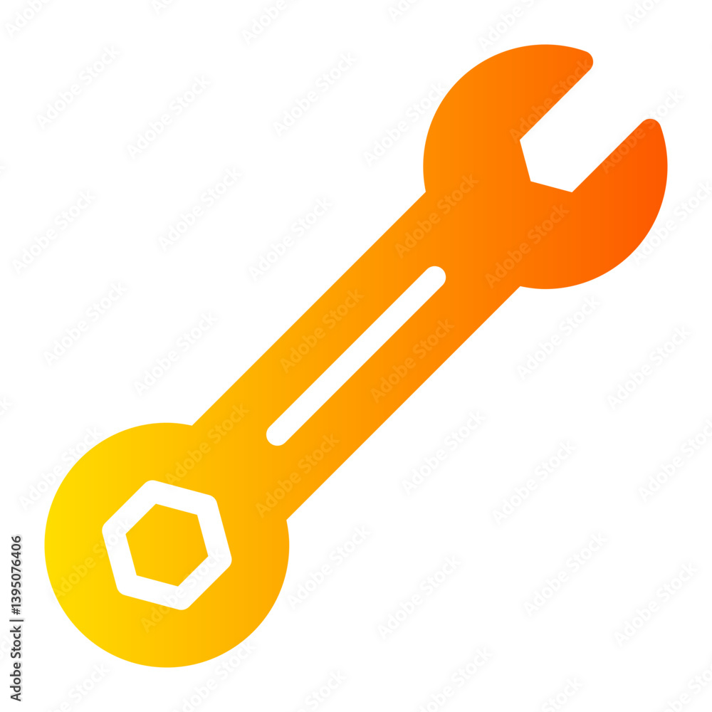 wrench gradient icon