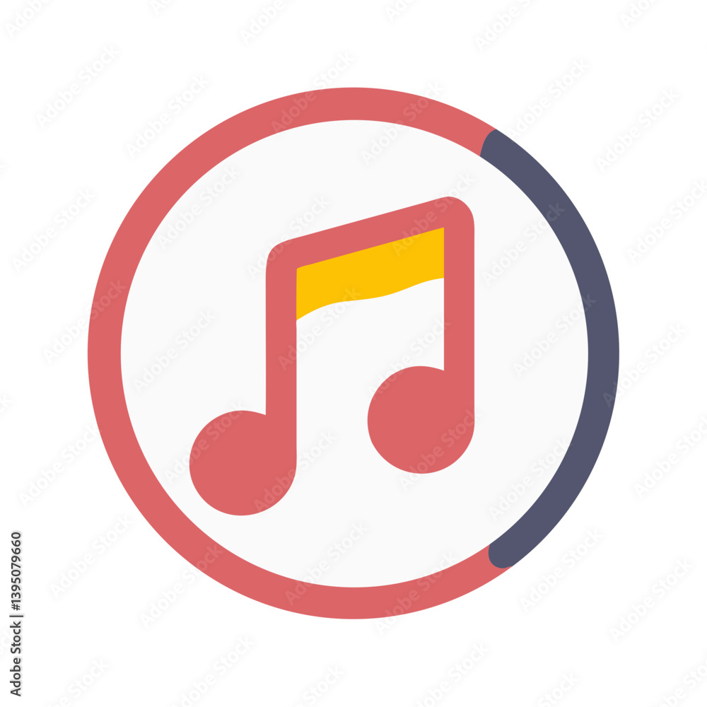 Vector Music Note Icon for Creative Design Vector Music Note Icon for Creative Design