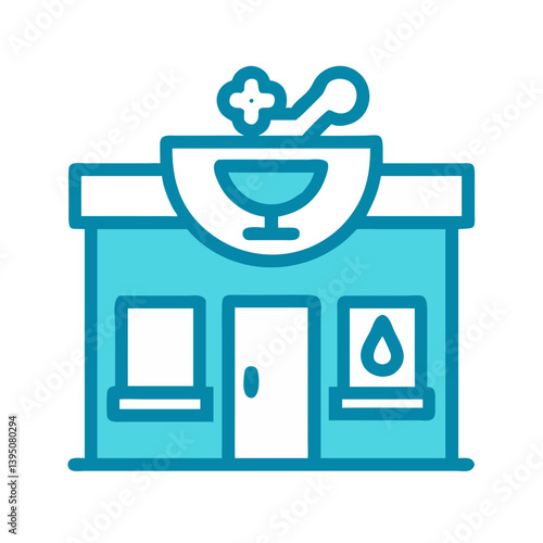 Vector Pharmacy Icon for Healthcare Design