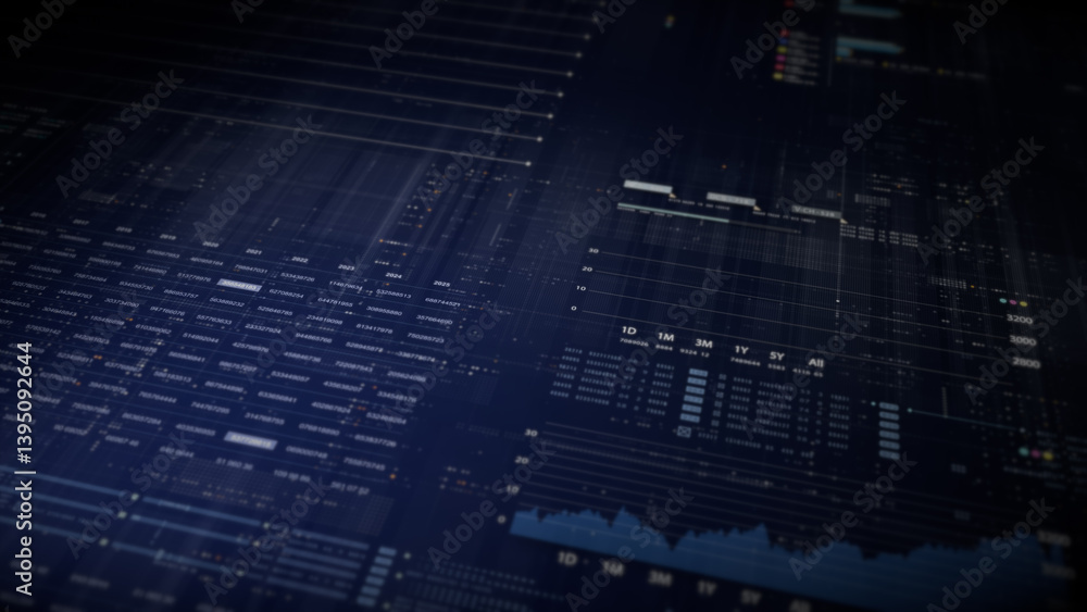 Dynamic data visuals for business info graphics, animated charts, and data-driven insights for a business meeting mock-up. Explore the world of trading, stock exchanges, and crypto Dynamic data visuals for business info graphics, animated charts, and data-driven insights for a business meeting mock-up. Explore the world of trading, stock exchanges, and crypto