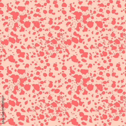 abstract splash red seamless pattern for fabric and background 