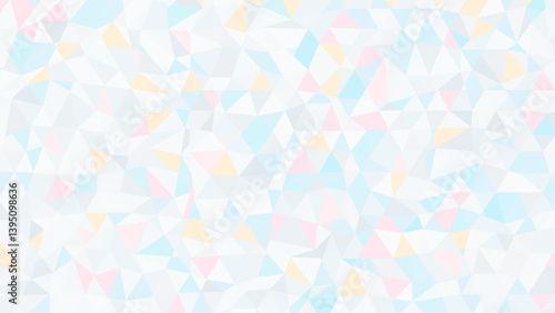 Abstract geometric background, flat, vibrant, pastel, low poly, wallpaper, illustration, 虹色,  幾何学,  背景