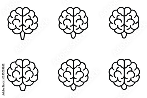 Brain plasticity line art visualizing the brain’s extraordinary transformation power