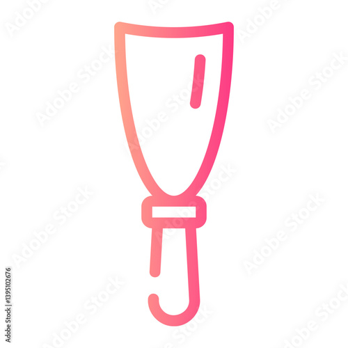 wood chisel gradient icon