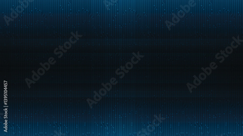 Black Electronic Speed Lines on Blue Technology Background,comic and Motion concept design,vector.