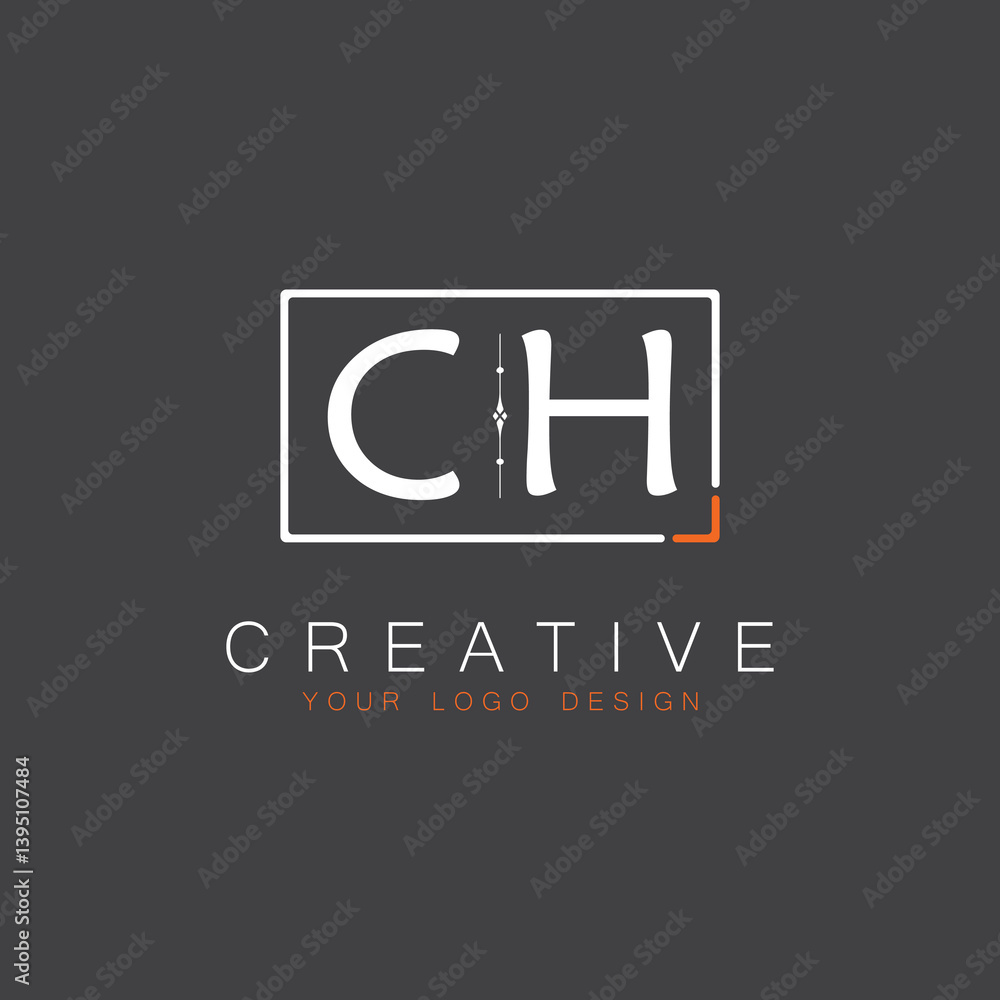 initial monogram logo for Creative with square style design. initial monogram logo for Creative with square style design.