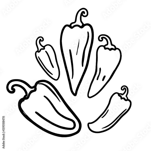 Red chili pepper. seamless pattern with peppers. chili pattern Background. vintage pepper background. pepper pattern background. chili doodle pattern background. hot chili seamless. paprika