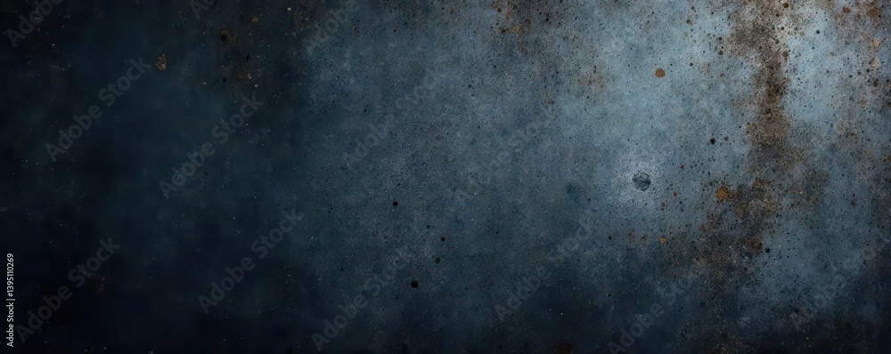 Naklejka premium Dark textured concrete wall; chipped, stained, distressed , image, building