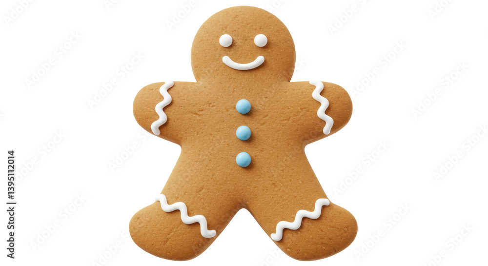 Isolated Gingerbread Man Isolated Gingerbread Man