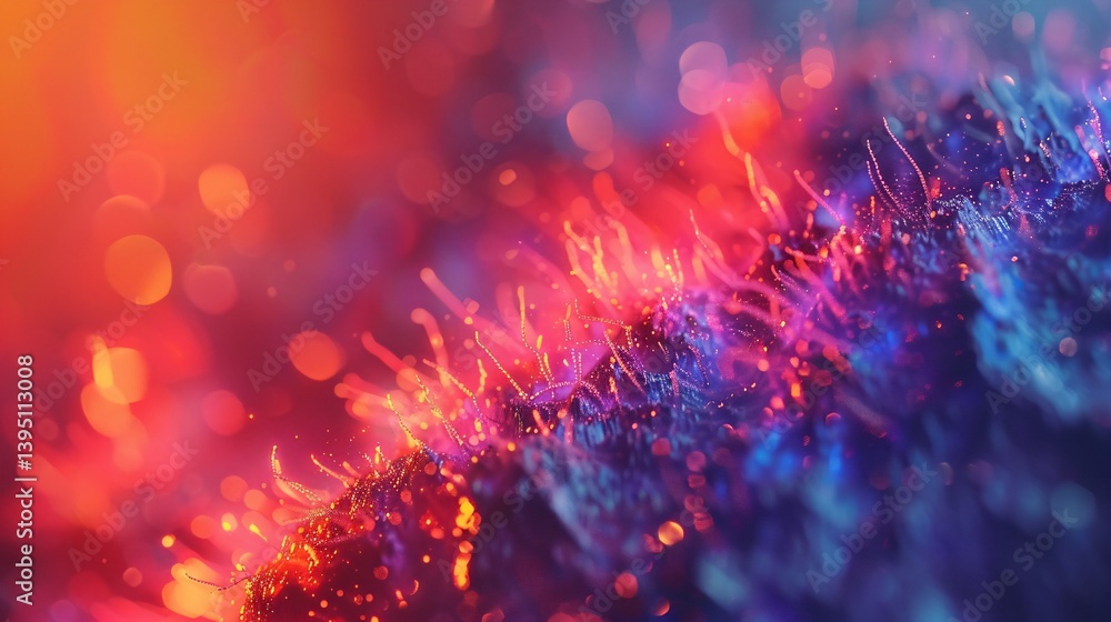 Close-up of glowing neuron synapses with vibrant neurotransmitters in microscopic brain scan, neural network and brain activity concept, neuroscience and medical research. Close-up of glowing neuron synapses with vibrant neurotransmitters in microscopic brain scan, neural network and brain activity concept, neuroscience and medical research.