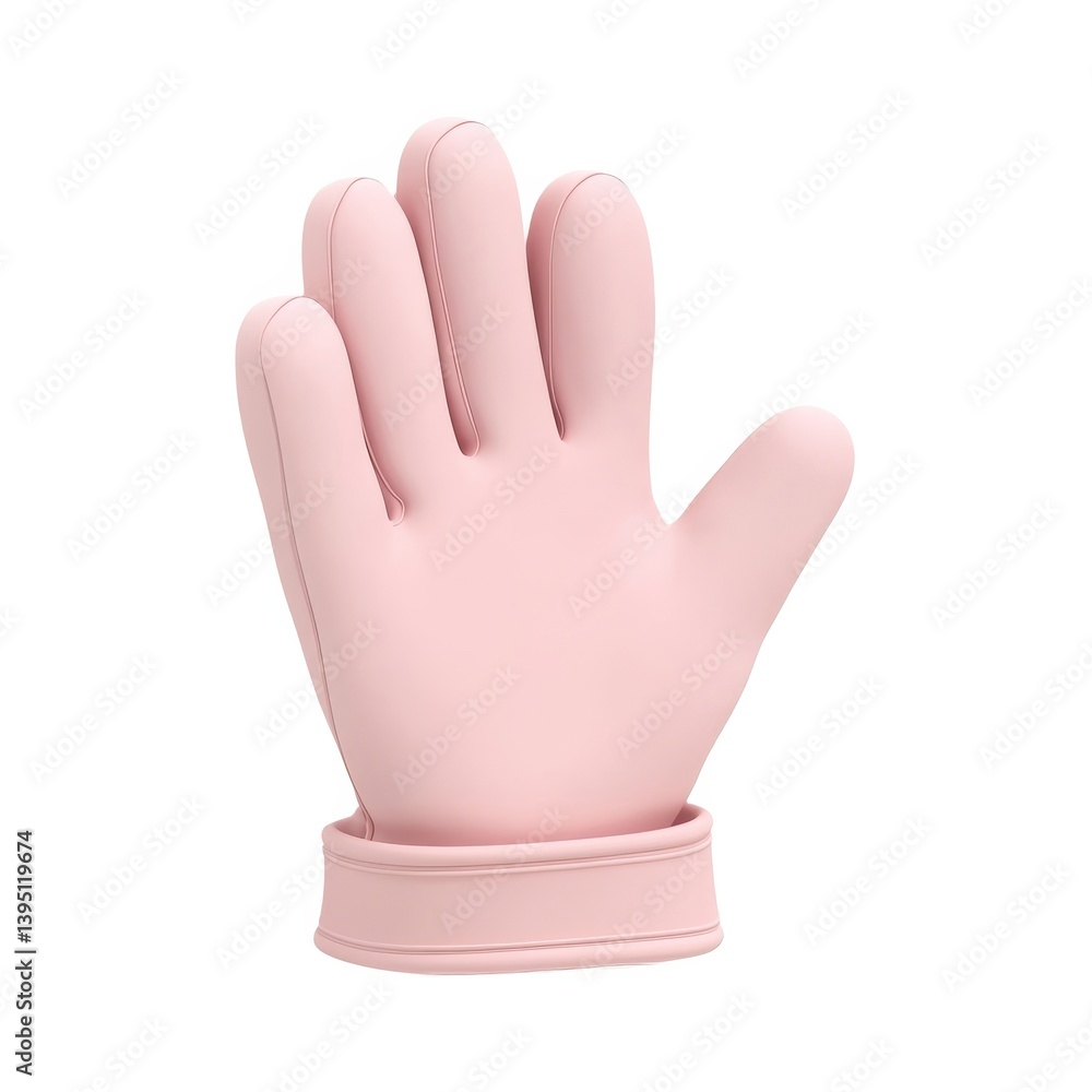 Pink Rubber Glove for Cleaning and Household Protection Pink Rubber Glove for Cleaning and Household Protection