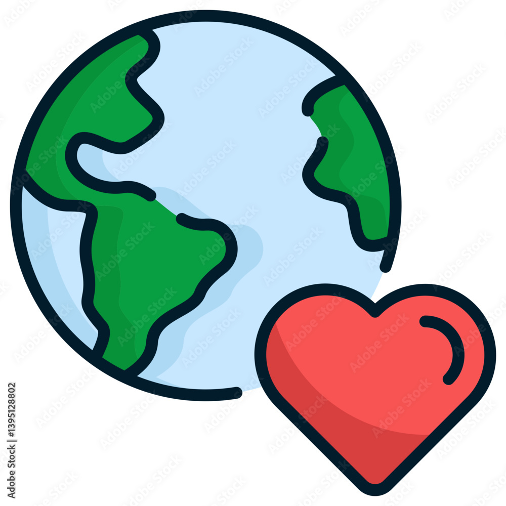World Health Day Icons - Filled Outline World Health Day Icons - Filled Outline