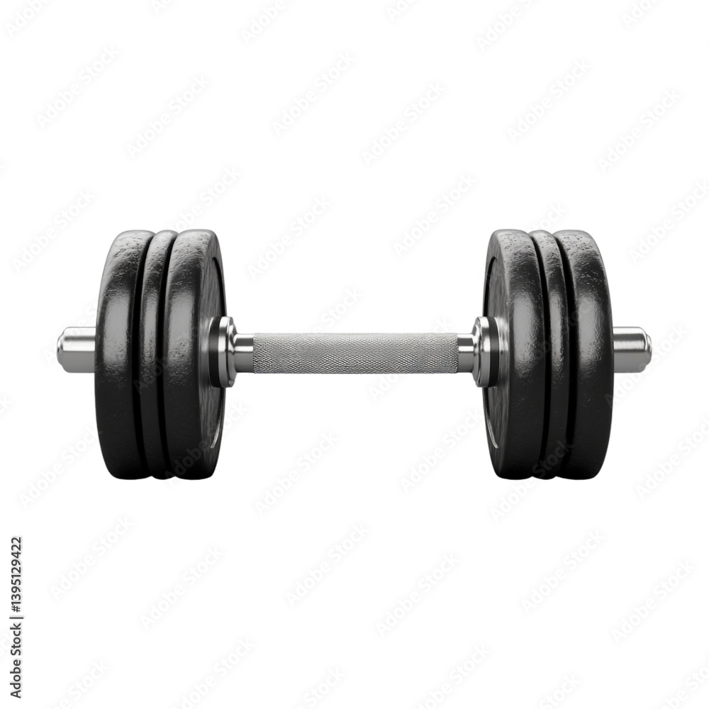 PNG Gym Dumbbell on Transparent Background - Ai Generated PNG Gym Dumbbell on Transparent Background - Ai Generated
