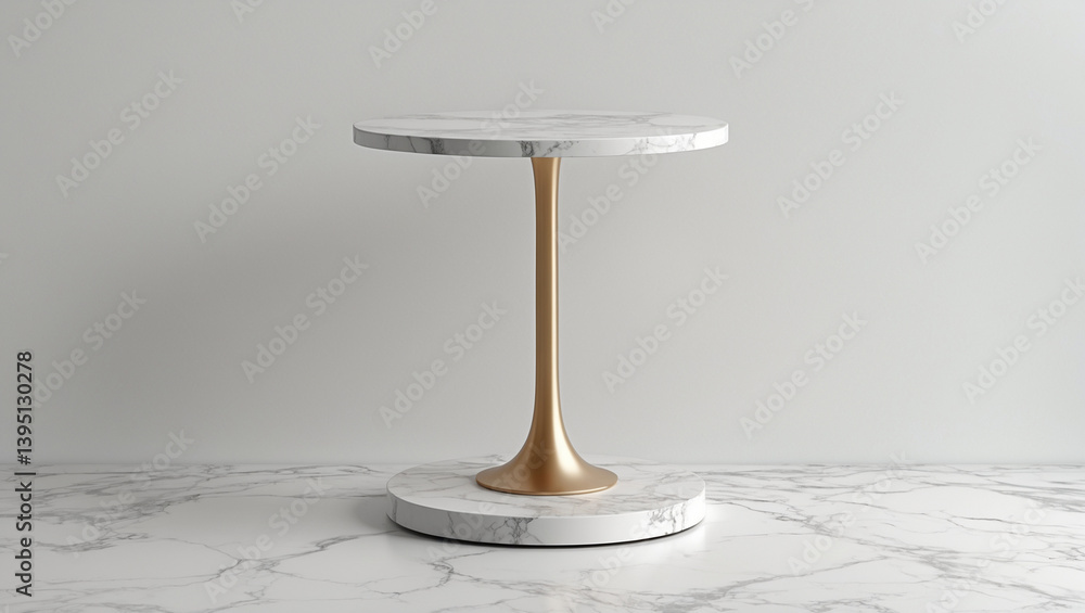 Elegant Display Podium With Marble Texture And Gold Finish For Product Mockups Elegant Display Podium With Marble Texture And Gold Finish For Product Mockups