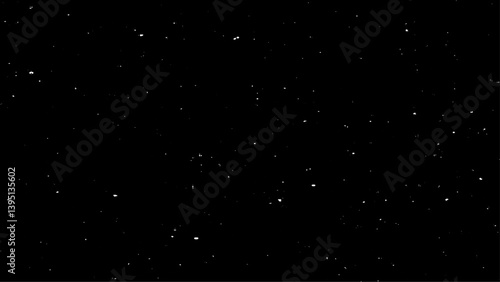 Snowstorm texture.. Realistic overlay snowfall snowflakes shapes background. 