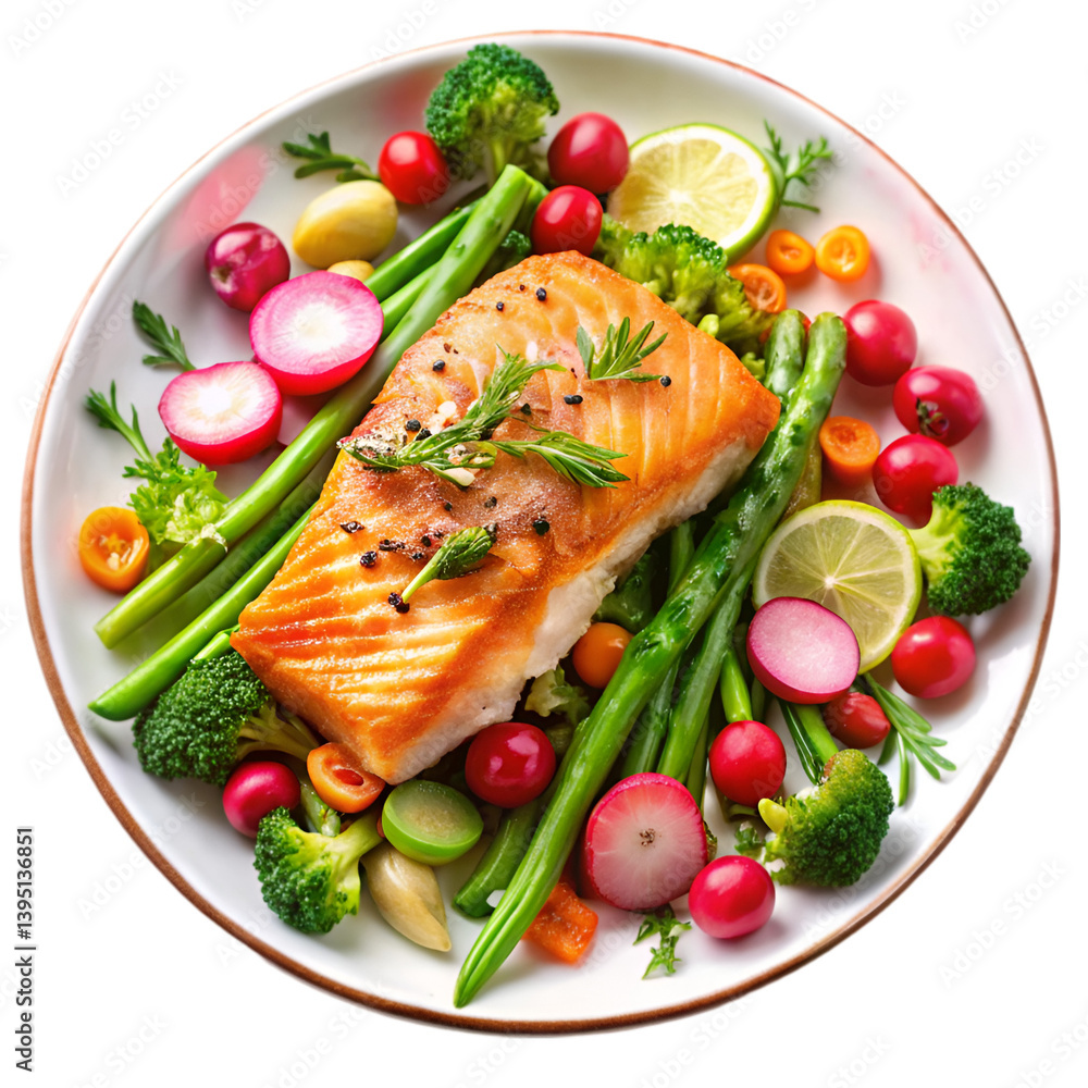 Delicious Grilled Salmon Steak with Lemon and Herbs
Delicious Grilled Salmon Steak with Lemon and Herbs