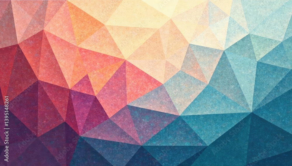Obraz premium Geometric wallpaper sample, muted tones, subtle texture, modern, texture