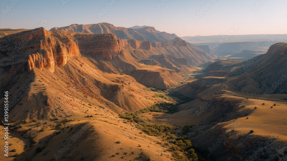 Fototapeta premium sunrise in the desert