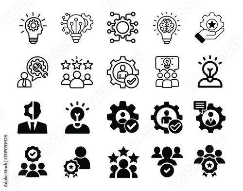 Expert Icon,Professional and sleek vector icon symbolizing expertise and precision, perfect for representing high-quality design submissions