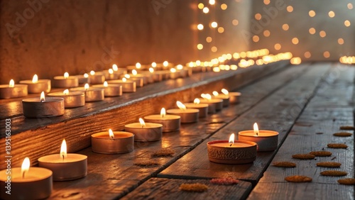 Wooden Path of Candlelight ...