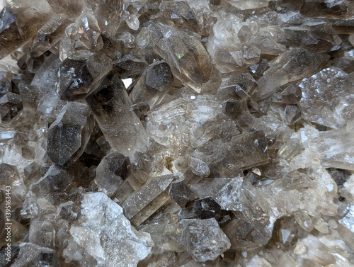 smoky quartz mineral texture