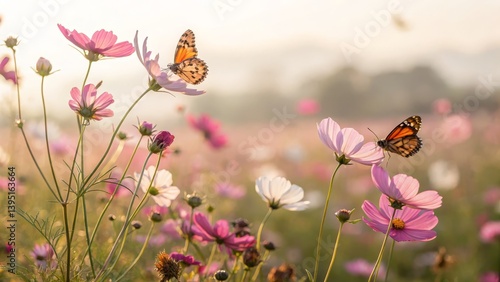 Sunrise Butterflies on Cosm...