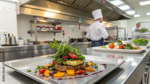 Gourmet Dish Composition Ha...