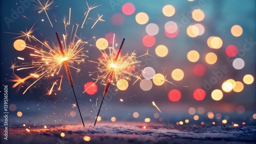 Dual Sparklers Festive Boke...